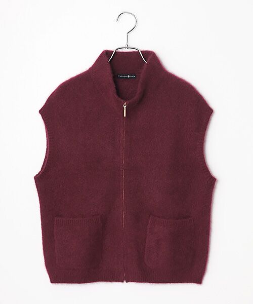TAKASHIMAYA CASHMERE(レディース、メンズ) / タカシマヤカシミヤ(レディース、メンズ) ベスト | カシミヤシルク ジップジレ【S-M/M-L】 | 詳細18