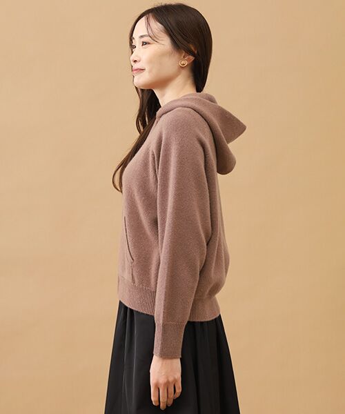 TAKASHIMAYA CASHMERE(レディース、メンズ) / タカシマヤカシミヤ(レディース、メンズ) パーカー | カシミヤ フルジップパーカー【S-M/M-L】 | 詳細5