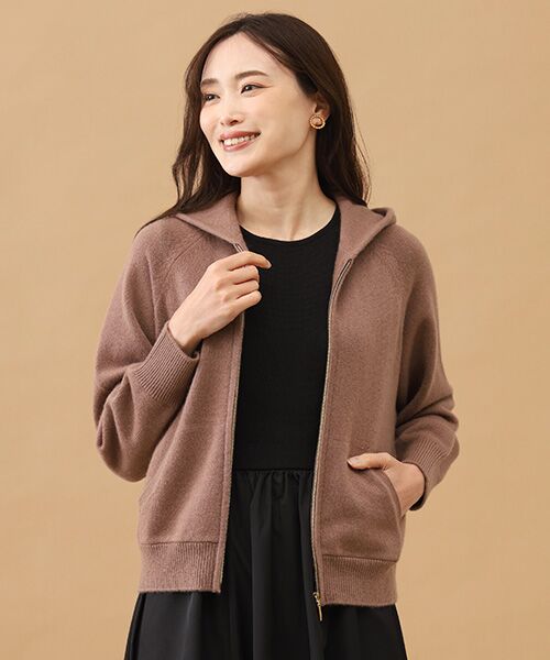 TAKASHIMAYA CASHMERE(レディース、メンズ) / タカシマヤカシミヤ(レディース、メンズ) パーカー | カシミヤ フルジップパーカー【S-M/M-L】 | 詳細7