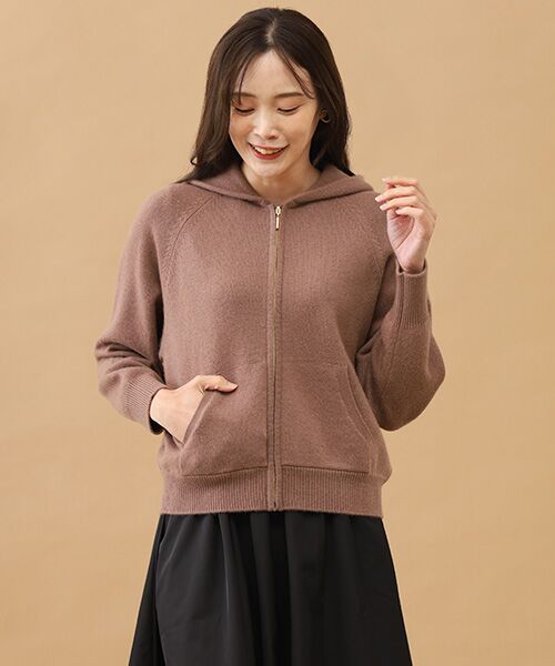 TAKASHIMAYA CASHMERE(レディース、メンズ) / タカシマヤカシミヤ(レディース、メンズ) パーカー | カシミヤ フルジップパーカー【S-M/M-L】 | 詳細10