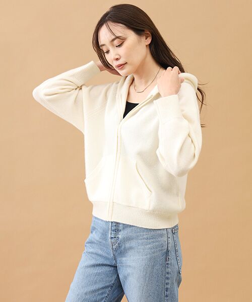 TAKASHIMAYA CASHMERE(レディース、メンズ) / タカシマヤカシミヤ(レディース、メンズ) パーカー | カシミヤ フルジップパーカー【L-LL】 | 詳細2