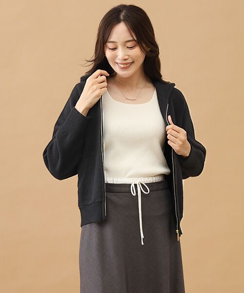 TAKASHIMAYA CASHMERE(レディース、メンズ) / タカシマヤカシミヤ(レディース、メンズ) パーカー | カシミヤ フルジップパーカー【L-LL】 | 詳細3