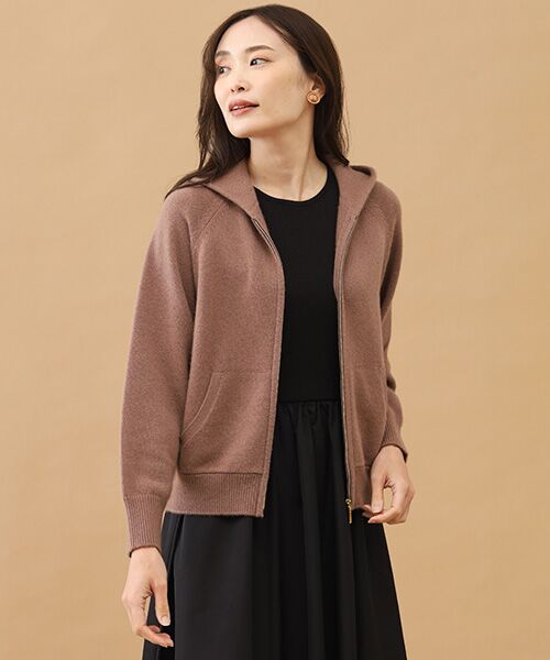 TAKASHIMAYA CASHMERE(レディース、メンズ) / タカシマヤカシミヤ(レディース、メンズ) パーカー | カシミヤ フルジップパーカー【L-LL】 | 詳細9