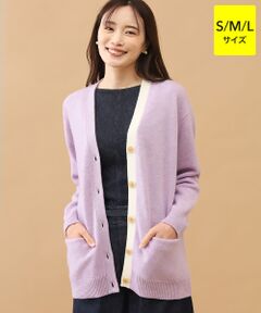 TAKASHIMAYA CASHMERE(レディース、メンズ) / タカシマヤカシミヤ(レディース、メンズ) カーディガン・ボレロ | カシミヤ 配色ロングカーディガン【S-M/M-L】