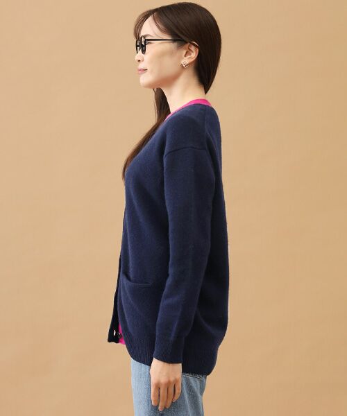 TAKASHIMAYA CASHMERE(レディース、メンズ) / タカシマヤカシミヤ(レディース、メンズ) カーディガン・ボレロ | カシミヤ 配色ロングカーディガン【S-M/M-L】 | 詳細5