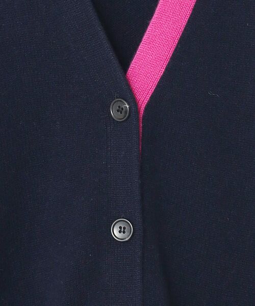 TAKASHIMAYA CASHMERE(レディース、メンズ) / タカシマヤカシミヤ(レディース、メンズ) カーディガン・ボレロ | カシミヤ 配色ロングカーディガン【S-M/M-L】 | 詳細17