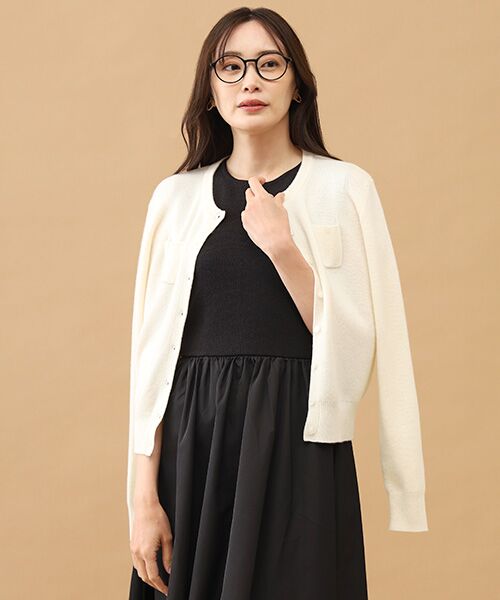 TAKASHIMAYA CASHMERE(レディース、メンズ) / タカシマヤカシミヤ(レディース、メンズ) カーディガン・ボレロ | カシミヤ ポケット付カーディガン【S-M/M-L】 | 詳細1