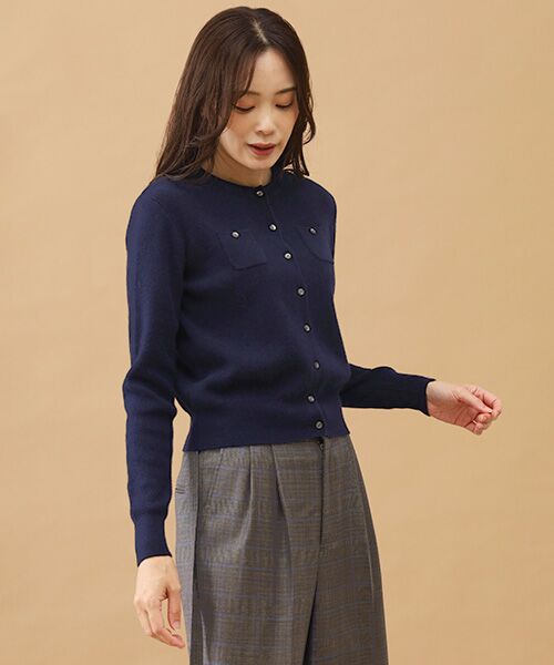 TAKASHIMAYA CASHMERE(レディース、メンズ) / タカシマヤカシミヤ(レディース、メンズ) カーディガン・ボレロ | カシミヤ ポケット付カーディガン【S-M/M-L】 | 詳細7