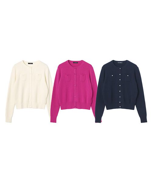 TAKASHIMAYA CASHMERE(レディース、メンズ) / タカシマヤカシミヤ(レディース、メンズ) カーディガン・ボレロ | カシミヤ ポケット付カーディガン【S-M/M-L】 | 詳細18