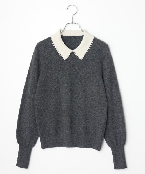 TAKASHIMAYA CASHMERE(レディース、メンズ) / タカシマヤカシミヤ(レディース、メンズ) ニット・セーター | 襟端パール調セーター【S/M/L】 | 詳細8