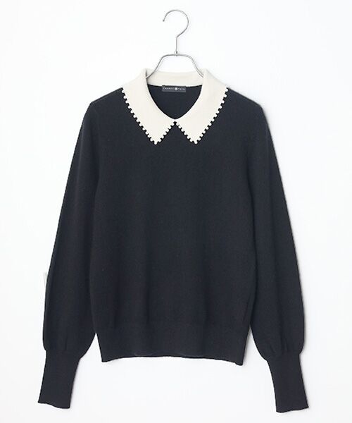 TAKASHIMAYA CASHMERE(レディース、メンズ) / タカシマヤカシミヤ(レディース、メンズ) ニット・セーター | 襟端パール調セーター【LL】 | 詳細13