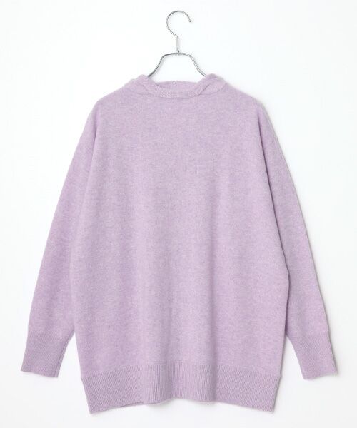 TAKASHIMAYA CASHMERE(レディース、メンズ) / タカシマヤカシミヤ(レディース、メンズ) ニット・セーター | カシミヤ ケーブルVネックチュニック【S/M/L】 | 詳細14