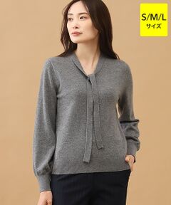 TAKASHIMAYA CASHMERE(レディース、メンズ) / タカシマヤカシミヤ(レディース、メンズ) ニット・セーター | カシミヤ ボウタイセーター【S/M/L】