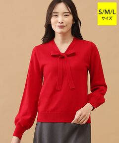 TAKASHIMAYA CASHMERE(レディース、メンズ) / タカシマヤカシミヤ(レディース、メンズ) ニット・セーター | カシミヤ ボウタイセーター【S/M/L】