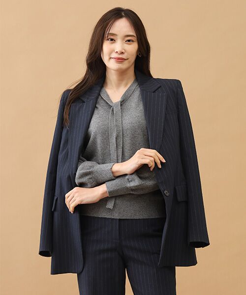 TAKASHIMAYA CASHMERE(レディース、メンズ) / タカシマヤカシミヤ(レディース、メンズ) ニット・セーター | カシミヤ ボウタイセーター【S/M/L】 | 詳細1