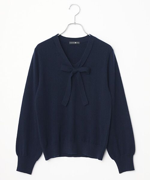 TAKASHIMAYA CASHMERE(レディース、メンズ) / タカシマヤカシミヤ(レディース、メンズ) ニット・セーター | カシミヤ ボウタイセーター【S/M/L】 | 詳細18