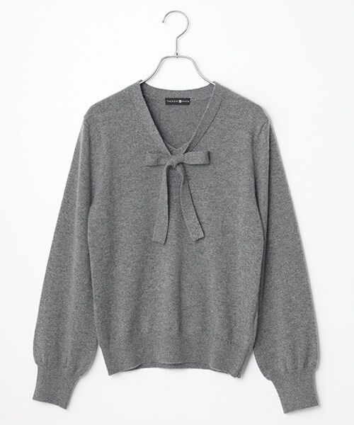 TAKASHIMAYA CASHMERE(レディース、メンズ) / タカシマヤカシミヤ(レディース、メンズ) ニット・セーター | カシミヤ ボウタイセーター【S/M/L】 | 詳細10