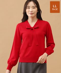 TAKASHIMAYA CASHMERE(レディース、メンズ) / タカシマヤカシミヤ(レディース、メンズ) ニット・セーター | カシミヤ ボウタイセーター【LL】