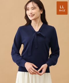 TAKASHIMAYA CASHMERE(レディース、メンズ) / タカシマヤカシミヤ(レディース、メンズ) ニット・セーター | カシミヤ ボウタイセーター【LL】