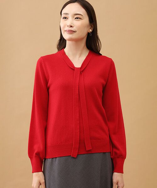 TAKASHIMAYA CASHMERE(レディース、メンズ) / タカシマヤカシミヤ(レディース、メンズ) ニット・セーター | カシミヤ ボウタイセーター【LL】 | 詳細5