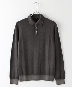 TAKASHIMAYA OUTLET / タカシマヤ アウトレット ニット・セーター | 『アウトレット対象商品』スノー加工ニットポロシャツ