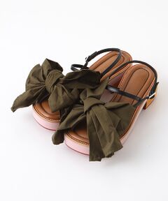 『アウトレット対象商品』ＭＡＲＮＩ　リボンサンダル