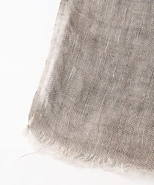 TAKASHIMAYA OUTLET / タカシマヤ アウトレット バンダナ・スカーフ | 『アウトレット対象商品』スズサン　Ｈａｎｄ　Ｗｏｖｅｎ　Ｌｉｎｅｎ　Ｓｈａｗｌ | 詳細1