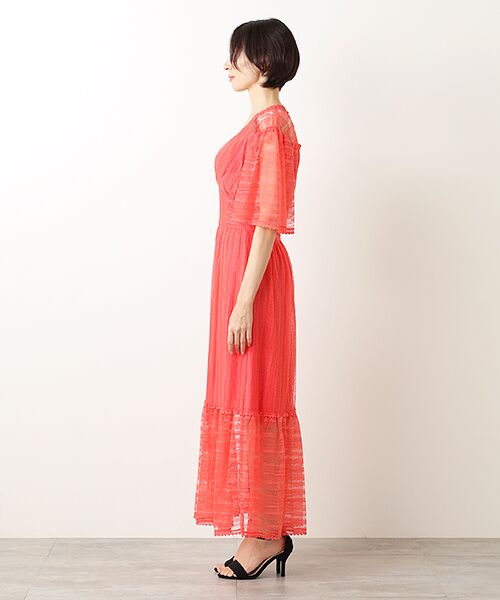 TAKASHIMAYA OUTLET / タカシマヤ アウトレット ロング・マキシ丈ワンピース | 『アウトレット対象商品』スリーフロア　ＯＰ | 詳細9