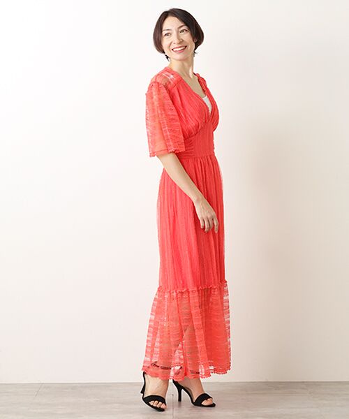 TAKASHIMAYA OUTLET / タカシマヤ アウトレット ロング・マキシ丈ワンピース | 『アウトレット対象商品』スリーフロア　ＯＰ | 詳細12