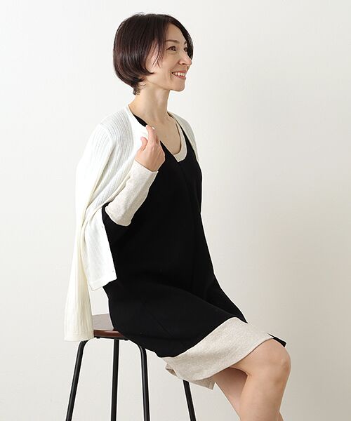 TAKASHIMAYA OUTLET / タカシマヤ アウトレット ロング・マキシ丈ワンピース | 『アウトレット対象商品』ＺＥＲＯ＋ＭＡＲＩＡ　ＣＯＲＮＥＪＯ　スウェットワンピース | 詳細8