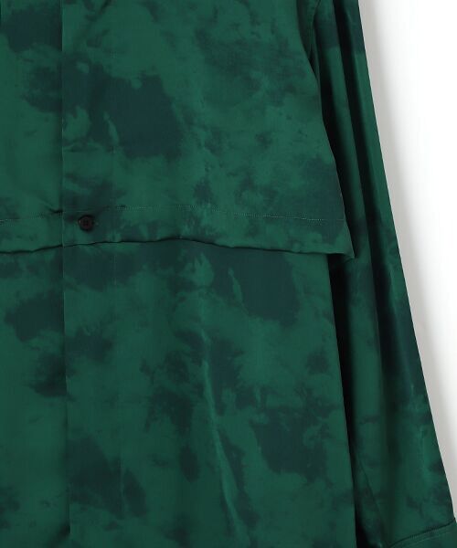 TAKASHIMAYA OUTLET / タカシマヤ アウトレット シャツ・ブラウス | 『アウトレット対象商品』ゼロハチサーカス　長袖シャツ/Vintage satin half tone layered shirt | 詳細3