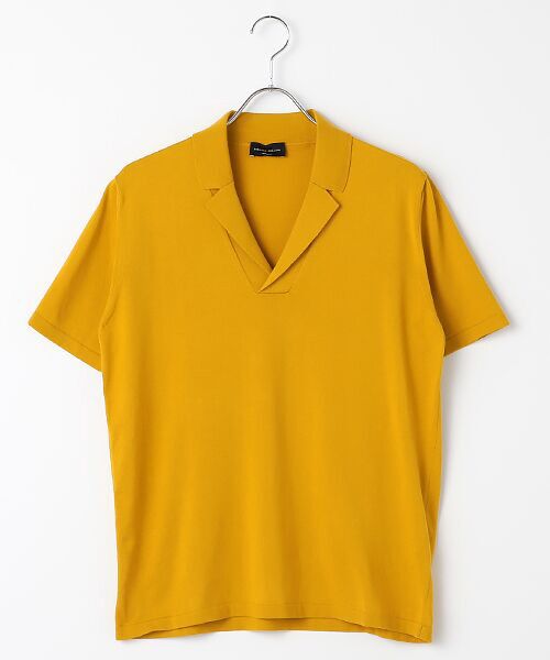 TAKASHIMAYA OUTLET/タカシマヤ アウトレット 『アウトレット対象商品』ロベルトコリーナ 半袖ポロシャツ マスタード 50 TAKASHIMAYA OUTLET/タカシマヤ アウトレット 『アウトレット対象商品』ロベルトコリーナ 半袖ポロシャツ マスタード 50
