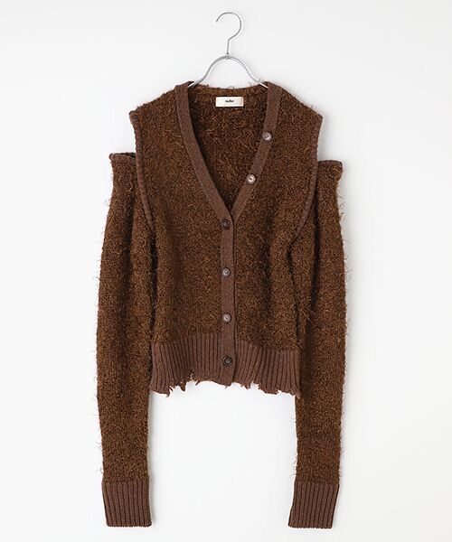 TAKASHIMAYA OUTLET/タカシマヤ アウトレット 『アウトレット対象商品』MULLER OF YOSHIOKUBO KR/カーディガン BROWN 36 TAKASHIMAYA OUTLET/タカシマヤ アウトレット 『アウトレット対象商品』MULLER OF YOSHIOKUBO KR/カーディガン BROWN 36