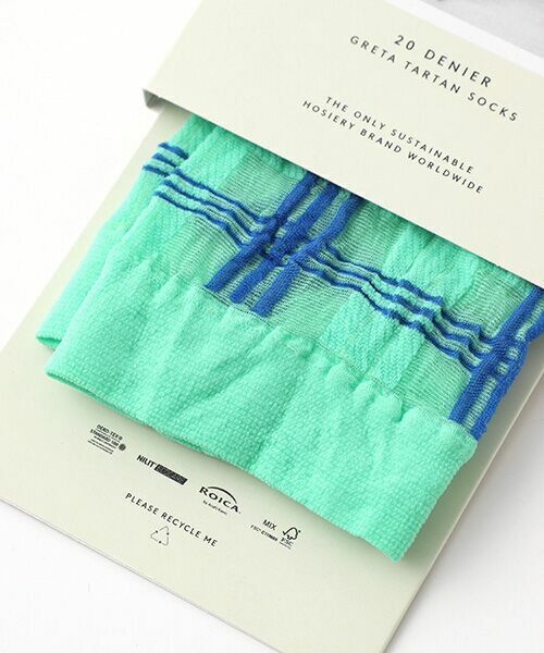 TAKASHIMAYA OUTLET / タカシマヤ アウトレット ソックス | 『アウトレット対象商品』スウェディッシュストッキング　ＺＺ/Greta Tartan Socks | 詳細1