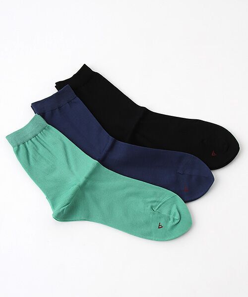 TAKASHIMAYA OUTLET / タカシマヤ アウトレット ソックス | 『アウトレット対象商品』ババコ　ＺＺ/BABACO 3Pairs of colors | 詳細1