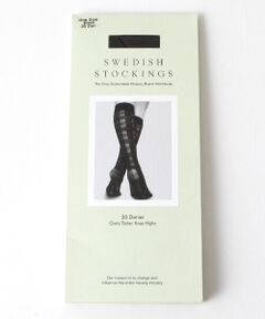 TAKASHIMAYA OUTLET / タカシマヤ アウトレット ソックス | 『アウトレット対象商品』ＳＷＥＤＩＳＨ　ＳＴＯＣＫＩＮＧＳ　ＺＺ/Greta Tartan Knee-high black