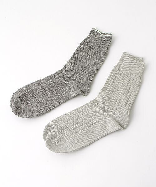 TAKASHIMAYA OUTLET / タカシマヤ アウトレット ソックス | 『アウトレット対象商品』ババコ　ＺＺ/BOTANICALDYED | 詳細2