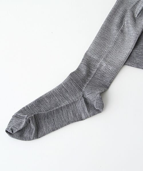 TAKASHIMAYA OUTLET / タカシマヤ アウトレット ソックス | 『アウトレット対象商品』ババコ　ＺＺ/BABACO Ribbed Tights W/Foil Print | 詳細3