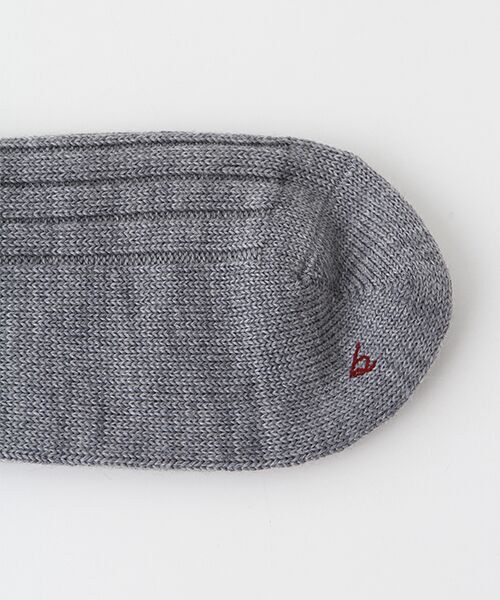 TAKASHIMAYA OUTLET / タカシマヤ アウトレット ソックス | 『アウトレット対象商品』ババコ　ＺＺ/Ribbed Socks W/Foil Print | 詳細1