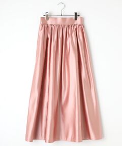 TAKASHIMAYA OUTLET / タカシマヤ アウトレット ロング・マキシ丈スカート | 『アウトレット対象商品』サテンギャザースカート