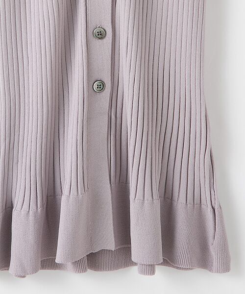 TAKASHIMAYA OUTLET / タカシマヤ アウトレット ロング・マキシ丈ワンピース | 『アウトレット対象商品』シーズンスタイルラボ　リブロングフリルワンピース | 詳細4