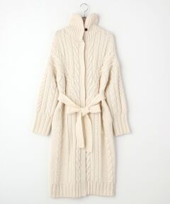 TAKASHIMAYA OUTLET / タカシマヤ アウトレット その他アウター | 『アウトレット対象商品』ティッカ　ケーブルロングガウンコート