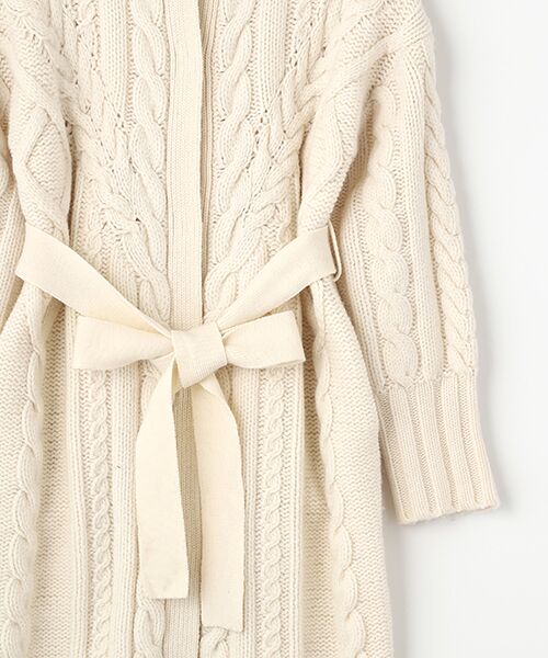 TAKASHIMAYA OUTLET / タカシマヤ アウトレット その他アウター | 『アウトレット対象商品』ティッカ　ケーブルロングガウンコート | 詳細3