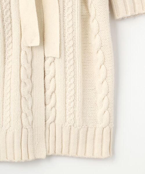 TAKASHIMAYA OUTLET / タカシマヤ アウトレット その他アウター | 『アウトレット対象商品』ティッカ　ケーブルロングガウンコート | 詳細4