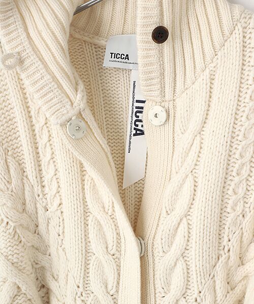 TAKASHIMAYA OUTLET / タカシマヤ アウトレット その他アウター | 『アウトレット対象商品』ティッカ　ケーブルロングガウンコート | 詳細5