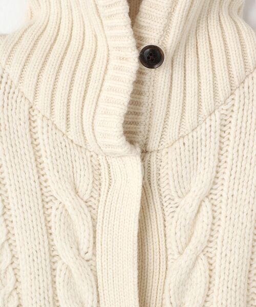 TAKASHIMAYA OUTLET / タカシマヤ アウトレット その他アウター | 『アウトレット対象商品』ティッカ　ケーブルロングガウンコート | 詳細7