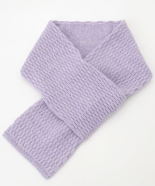 TAKASHIMAYA OUTLET / タカシマヤ アウトレット マフラー・ショール・スヌード・ストール | カシミヤ差込み式ミニマフラー（LAVENDER）
