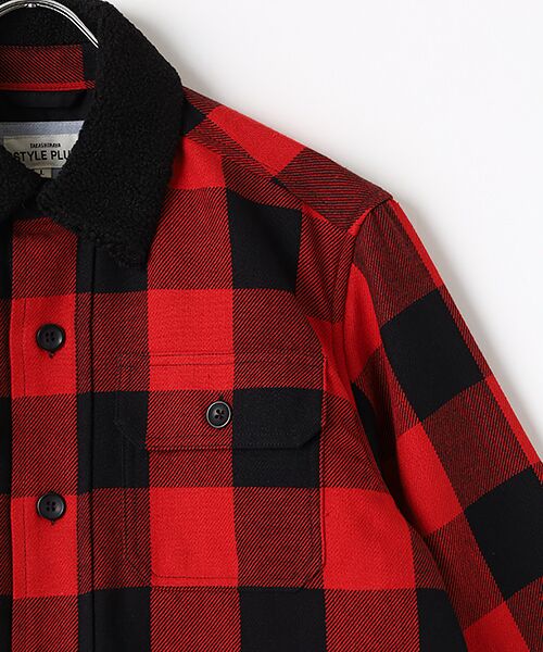 TAKASHIMAYA OUTLET / タカシマヤ アウトレット その他アウター | 襟ボア中わたキルトシャツアウター | 詳細3