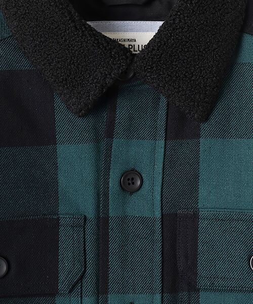 TAKASHIMAYA OUTLET / タカシマヤ アウトレット その他アウター | 襟ボア中わたキルトシャツアウター | 詳細8