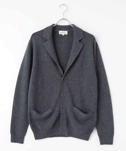 TAKASHIMAYA OUTLET / タカシマヤ アウトレット カーディガン・ボレロ | カシミヤジャケット（CHARCOAL）